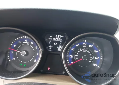 2013 Hyundai Elantra Gls z USA, uszkodzony, nr VIN 5NPDH4AE6DH313669